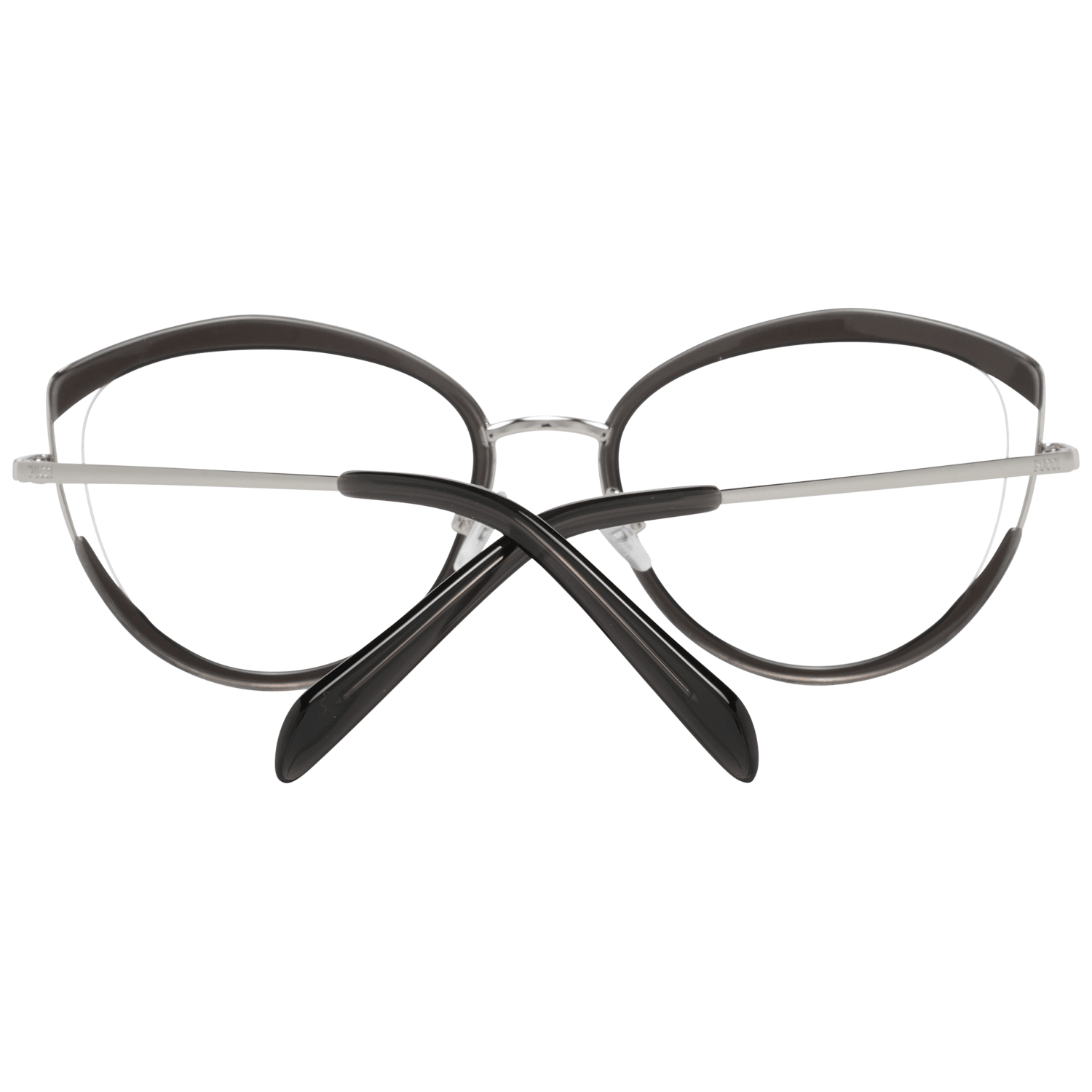 Emilio Pucci Brille (Gestell) aus schwarzem Metall und Kunststoff