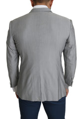 Dolce & Gabbana Hellgrauer Einreihiger SARTORIA Blazer