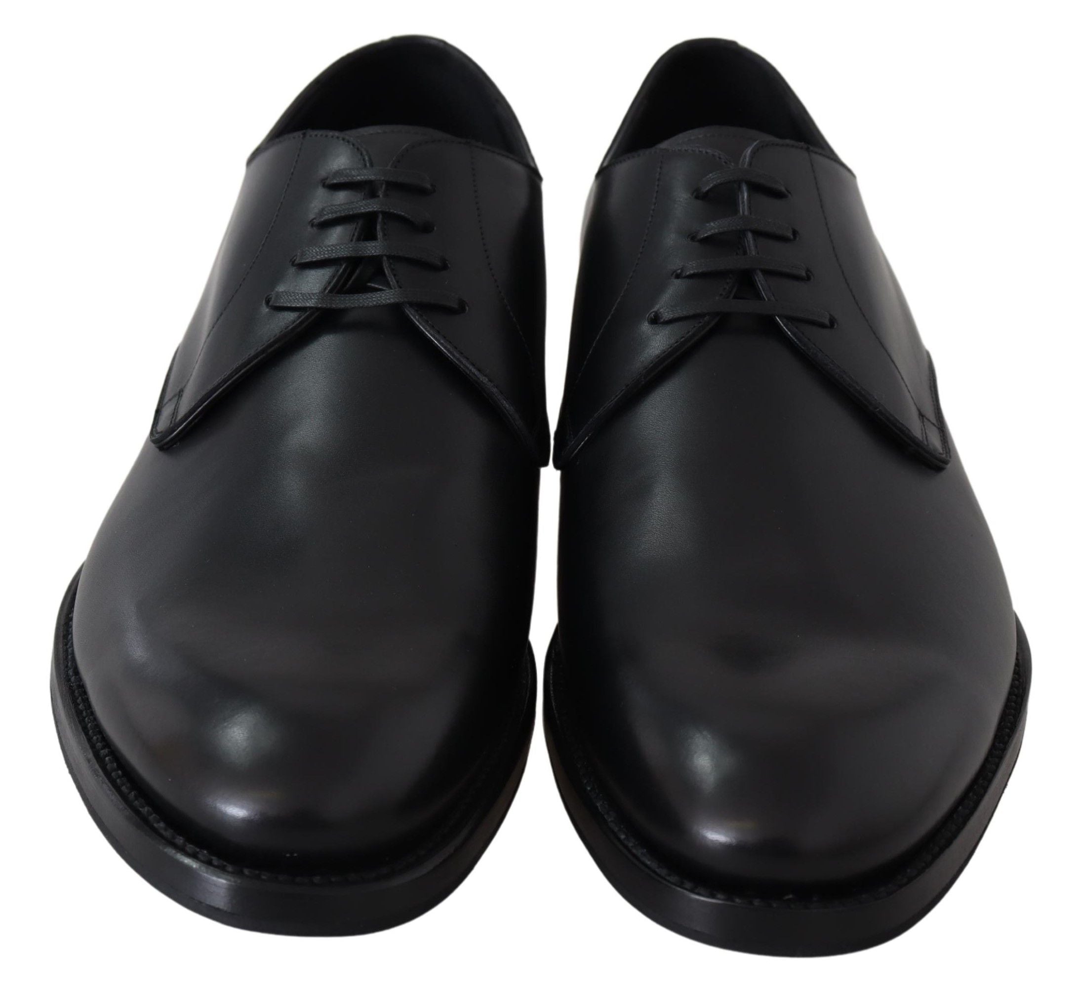 Dolce & Gabbana Schwarze Leder SARTORIA Handgemachte Schuhe