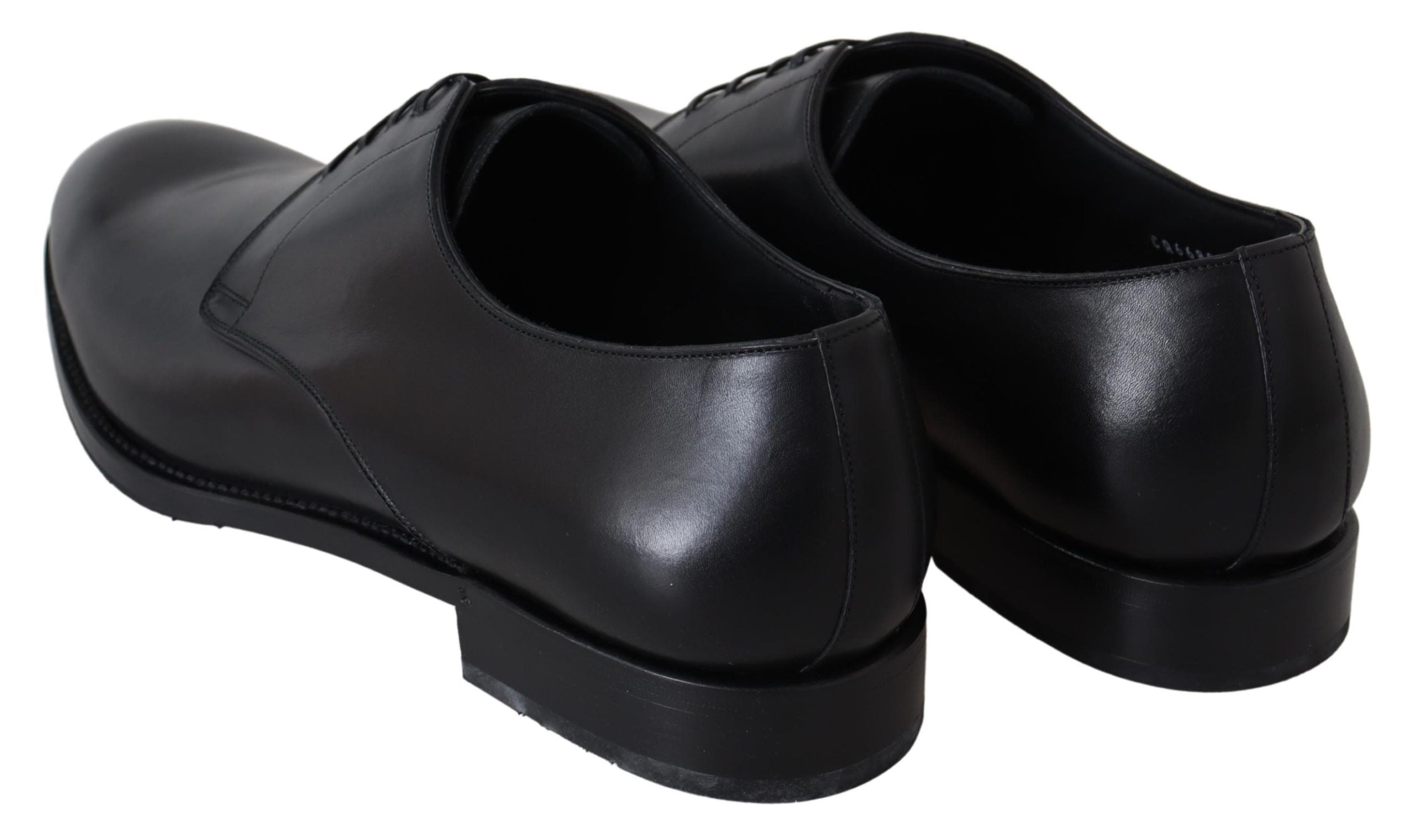 Dolce & Gabbana Schwarze Leder SARTORIA Handgemachte Schuhe