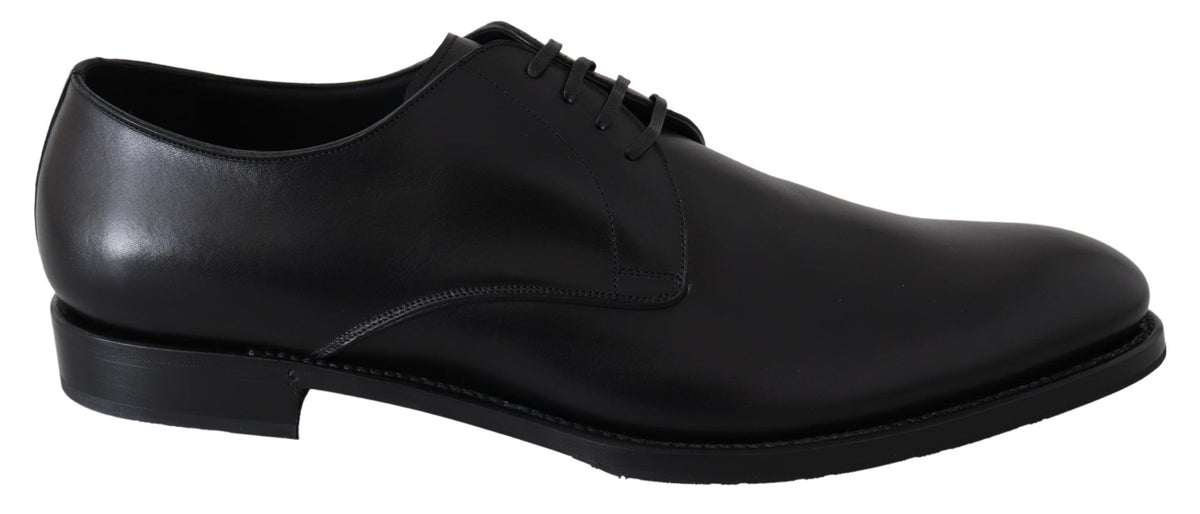 Dolce & Gabbana Schwarze Leder SARTORIA Handgemachte Schuhe