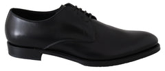 Dolce & Gabbana Schwarze Leder SARTORIA Handgemachte Schuhe