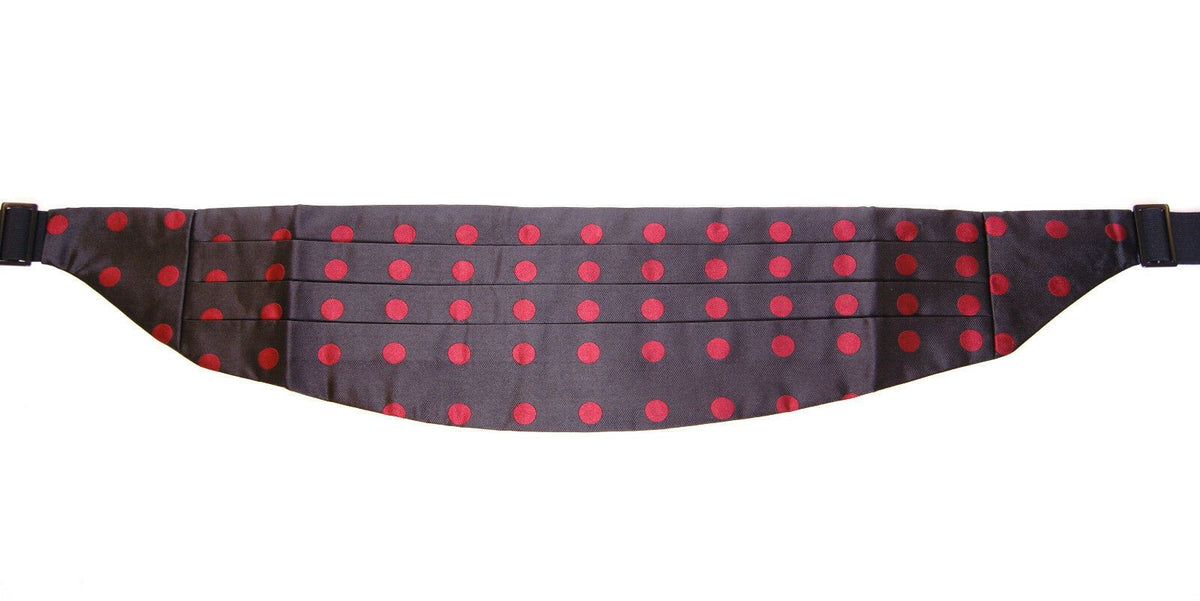 Dolce & Gabbana Schwarzer Taillen-Smoking-Kummerbund