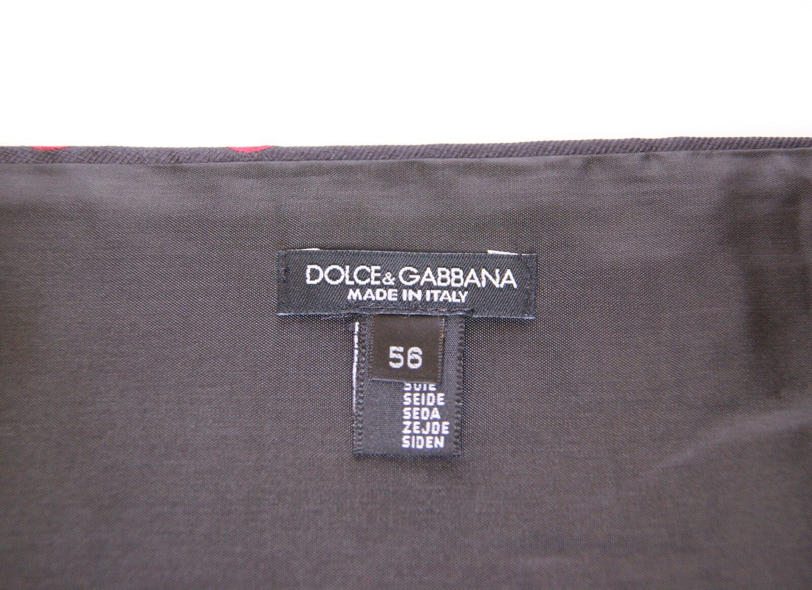 Dolce & Gabbana Schwarzer Taillen-Smoking-Kummerbund