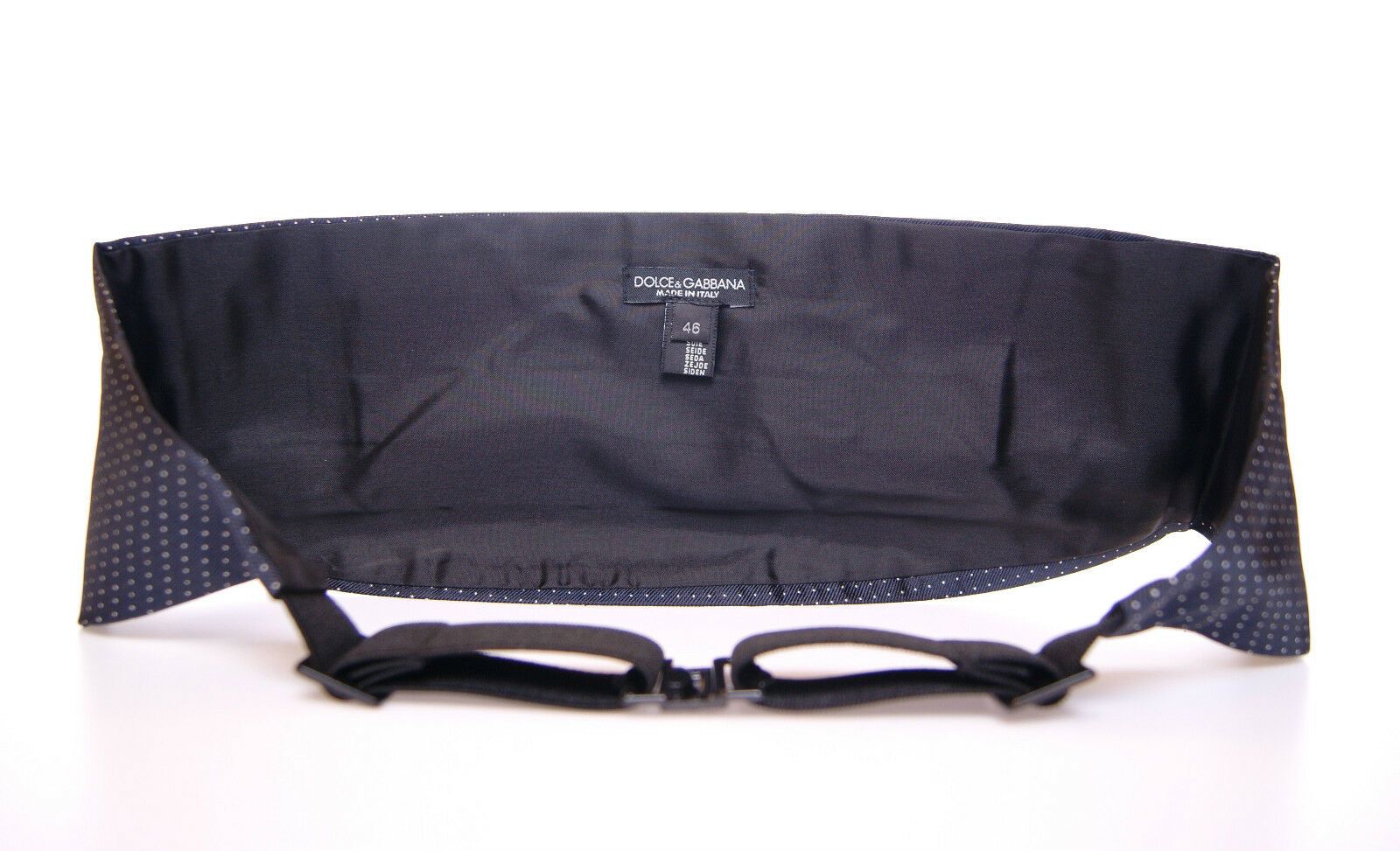 Dolce & Gabbana Blauer Taillen-Smoking-Gürtel