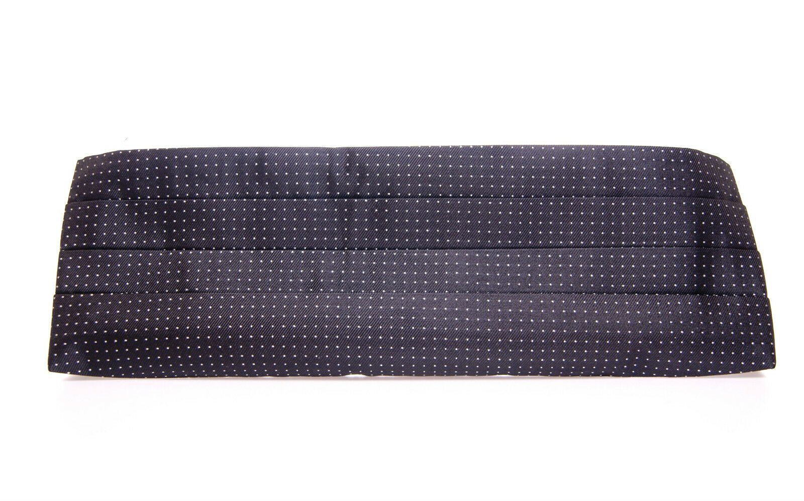 Dolce & Gabbana Schwarzer Taillen Smoking Kummerbund Gürtel
