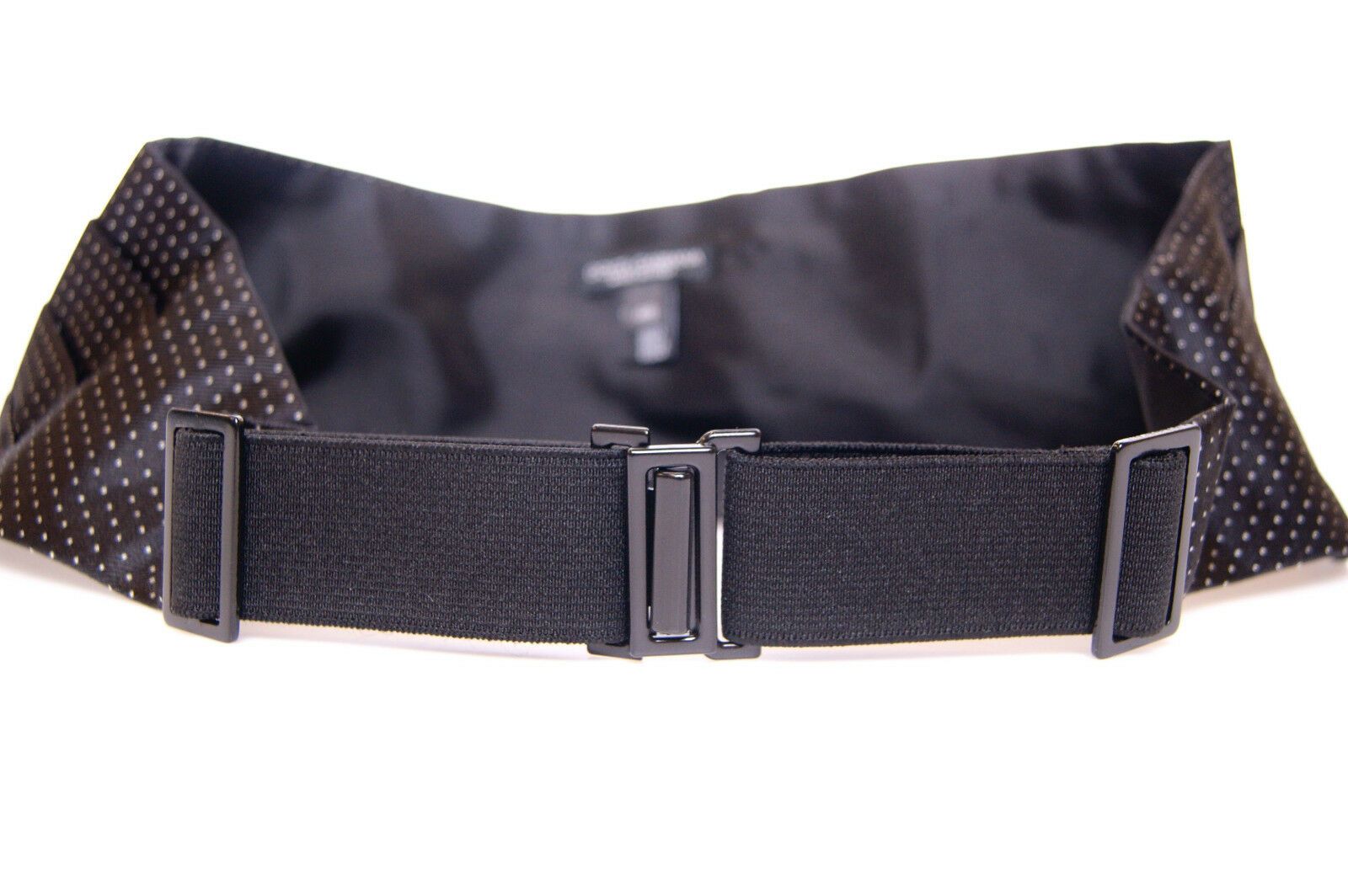 Dolce & Gabbana Schwarzer Taillen Smoking Kummerbund Gürtel
