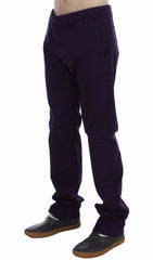 GF Ferre Paarse Katoenen Stretch Paars Passende Broek
