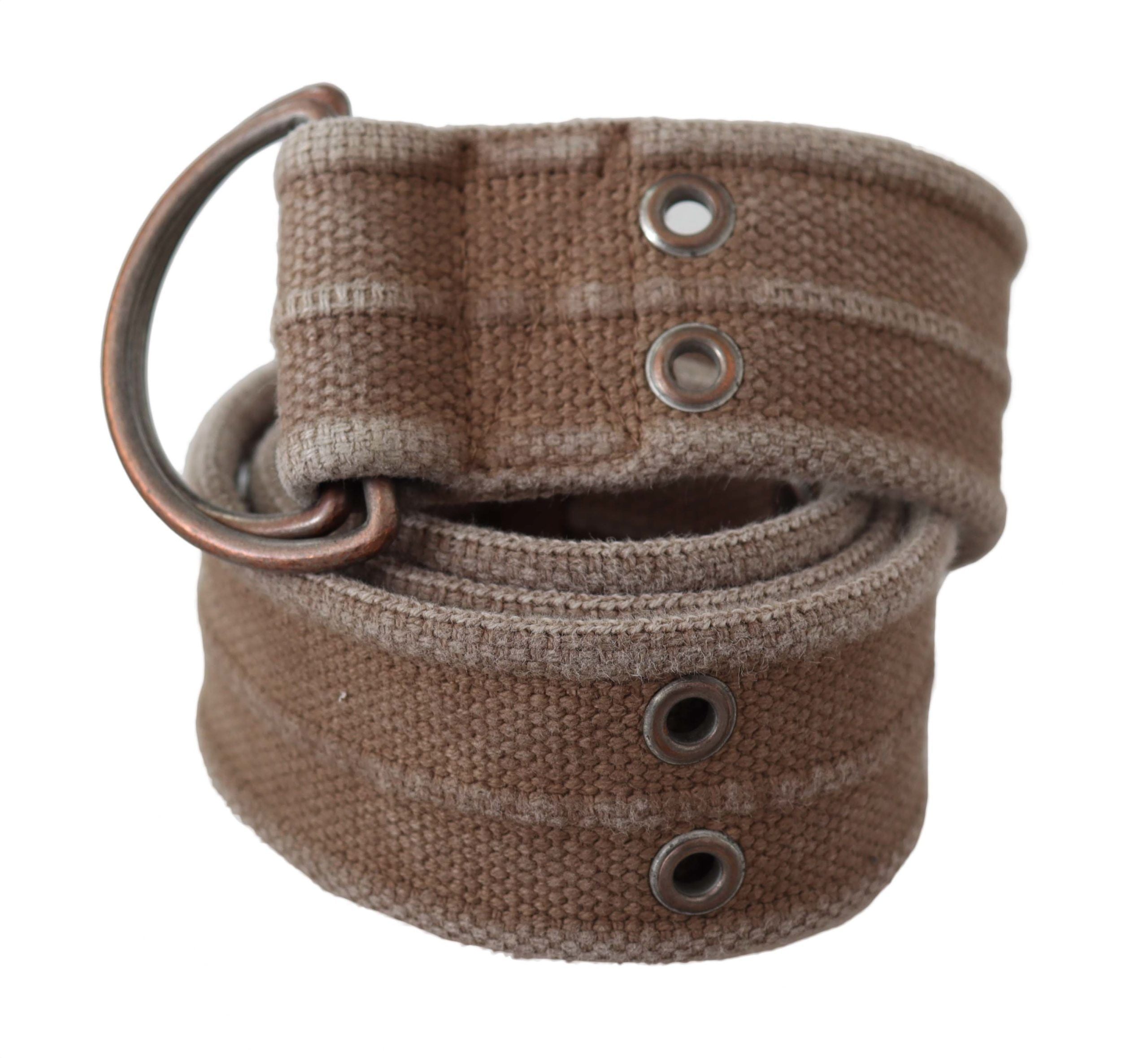 Dolce & Gabbana Beige Leder Logo Gürteltasche Gürtel Schnalle Gürtel