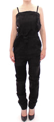 La Maison du Couturier Zwart Lederen Jumpsuit