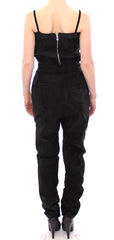 La Maison du Couturier Zwart Lederen Jumpsuit