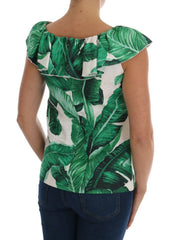 Dolce & Gabbana Pineapple Banana Sequins Blouse T-shirt