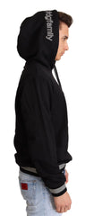 Dolce & Gabbana Schwarzer Kapuzenpullover aus Baumwolle #dgfamily