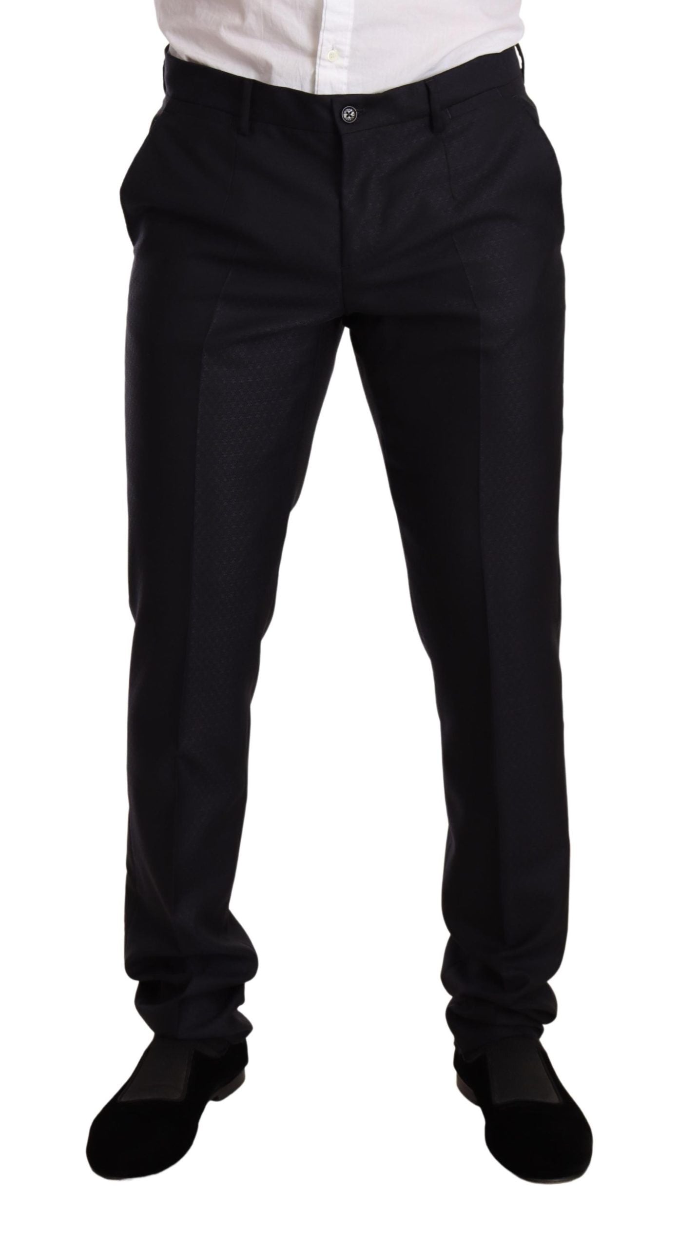 Dolce & Gabbana Blauw Patroon MARTINI SLIM FIT 2-delig Pak