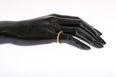 Nialaya Gold Authentieke Dames Heldere CZ Goud 925 Zilveren Ring