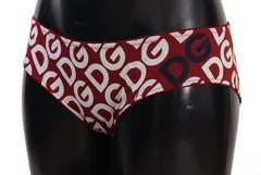 Dolce & Gabbana Multikleurige DG Logoprint Slip Ondergoed