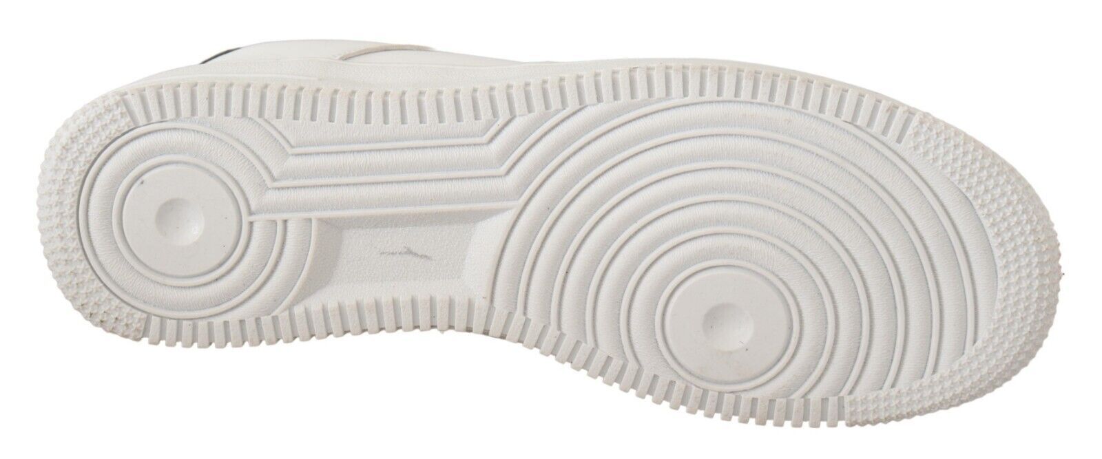 SIGNS Weiße Leder Schnürschuhe Perforiert Herren Casual Sneaker