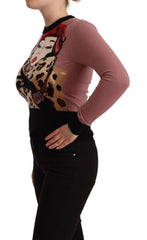 Dolce & Gabbana Rosa Kaschmir Rundhals-Sartoria-Pullover