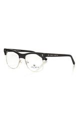 Frankie Morello Schwarzes Metallic-Herrenbrillengestell