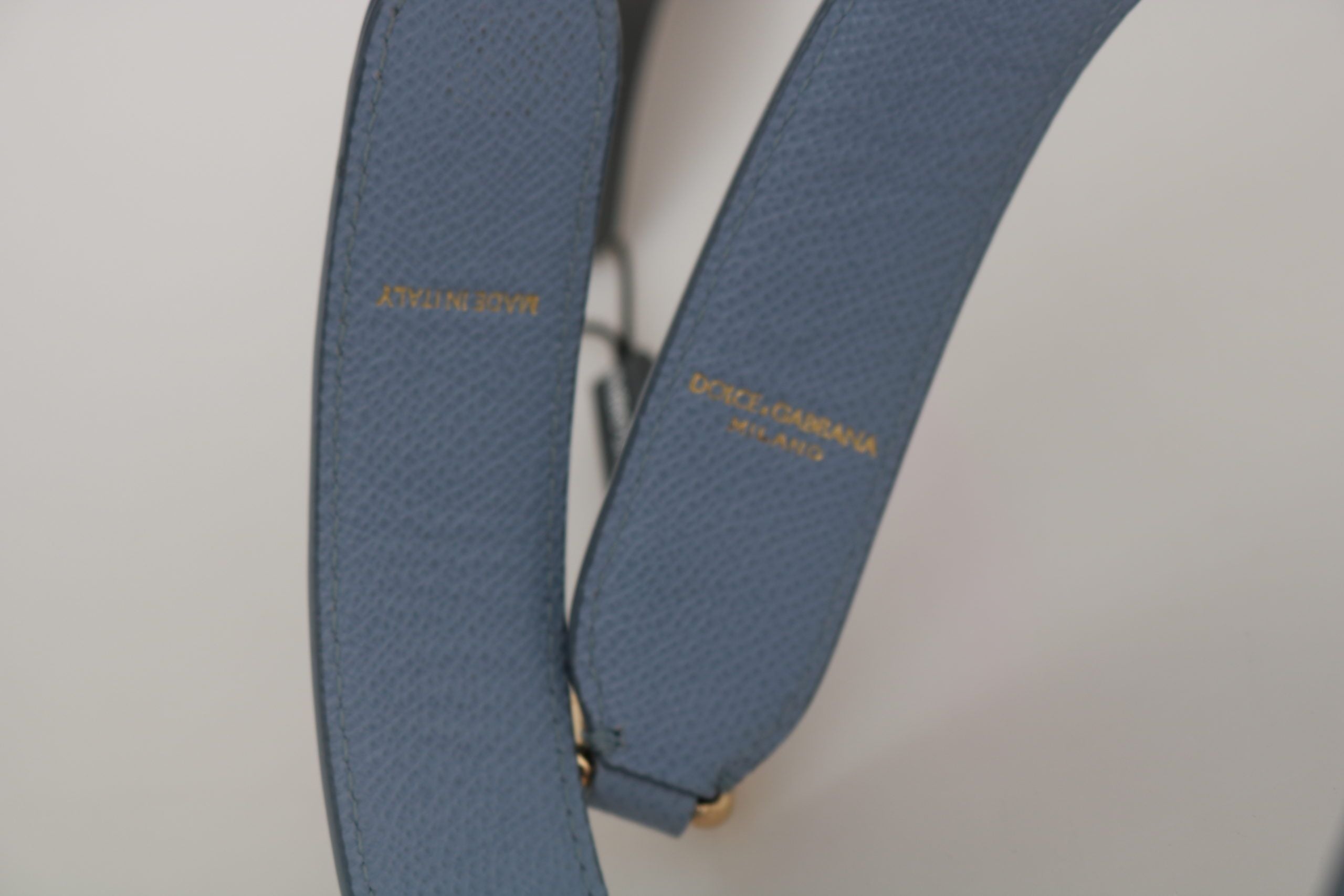 Dolce & Gabbana Schulterriemen aus blauem Leder für Handtasche