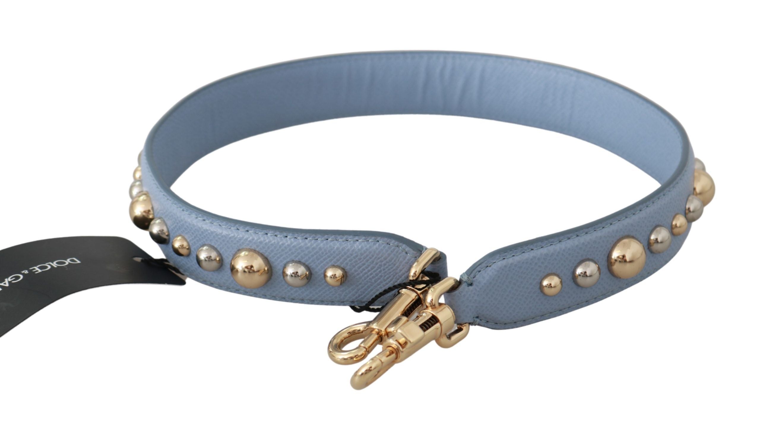 Dolce & Gabbana Schulterriemen aus blauem Leder für Handtasche