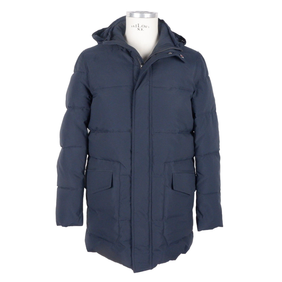 Emilio Romanelli Blaue Polyesterjacke