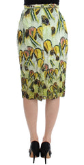 Lanre Da Silva Ajayi Multicolor Organza Pencil Rok