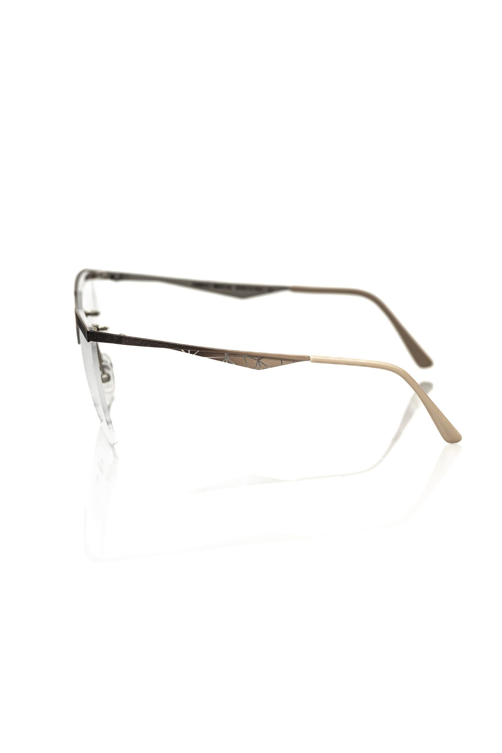 Frankie Morello Damen-Metallic-Gold-Gestell