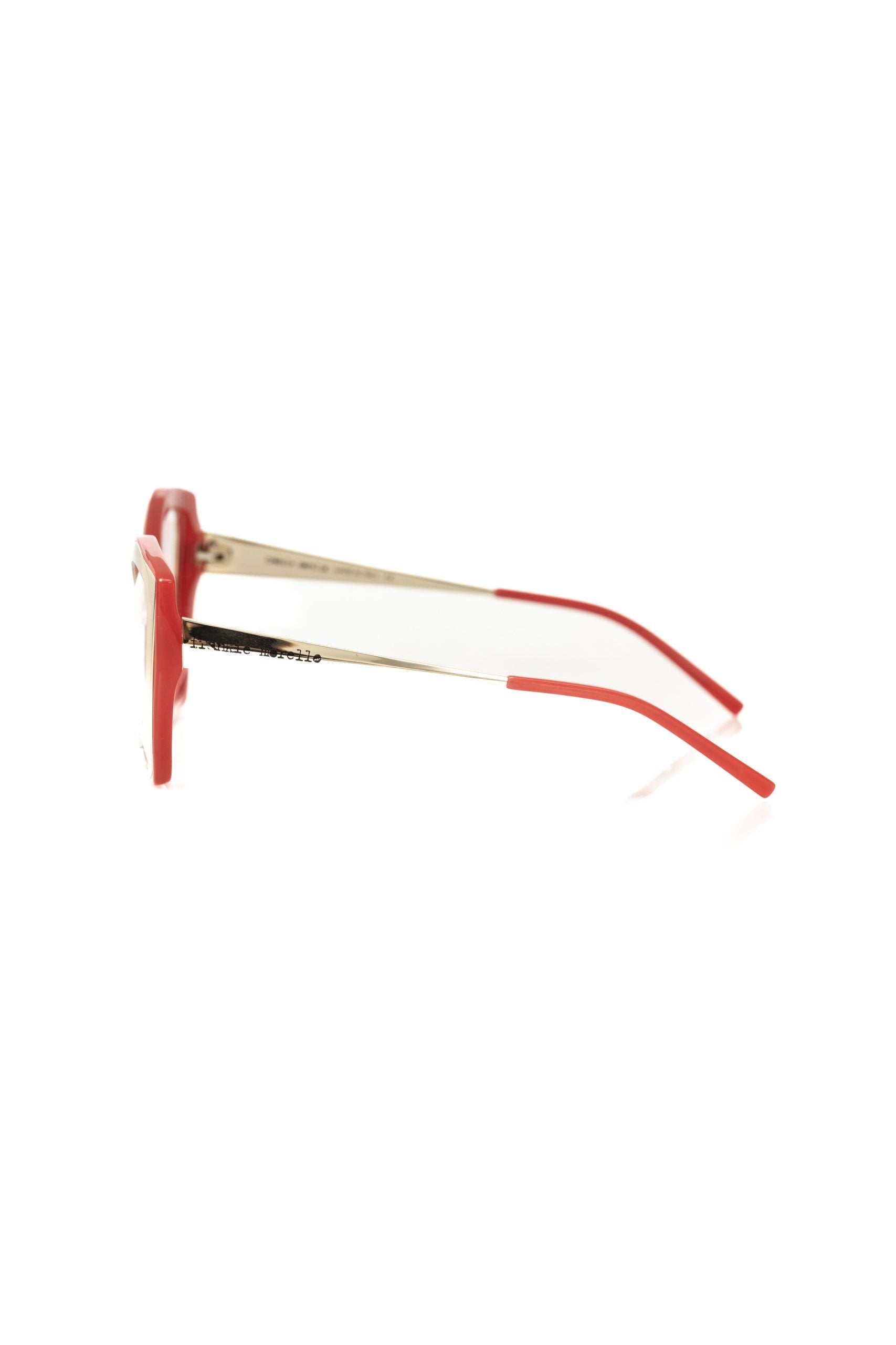 Frankie Morello Rote Acetat Damen-Fassung
