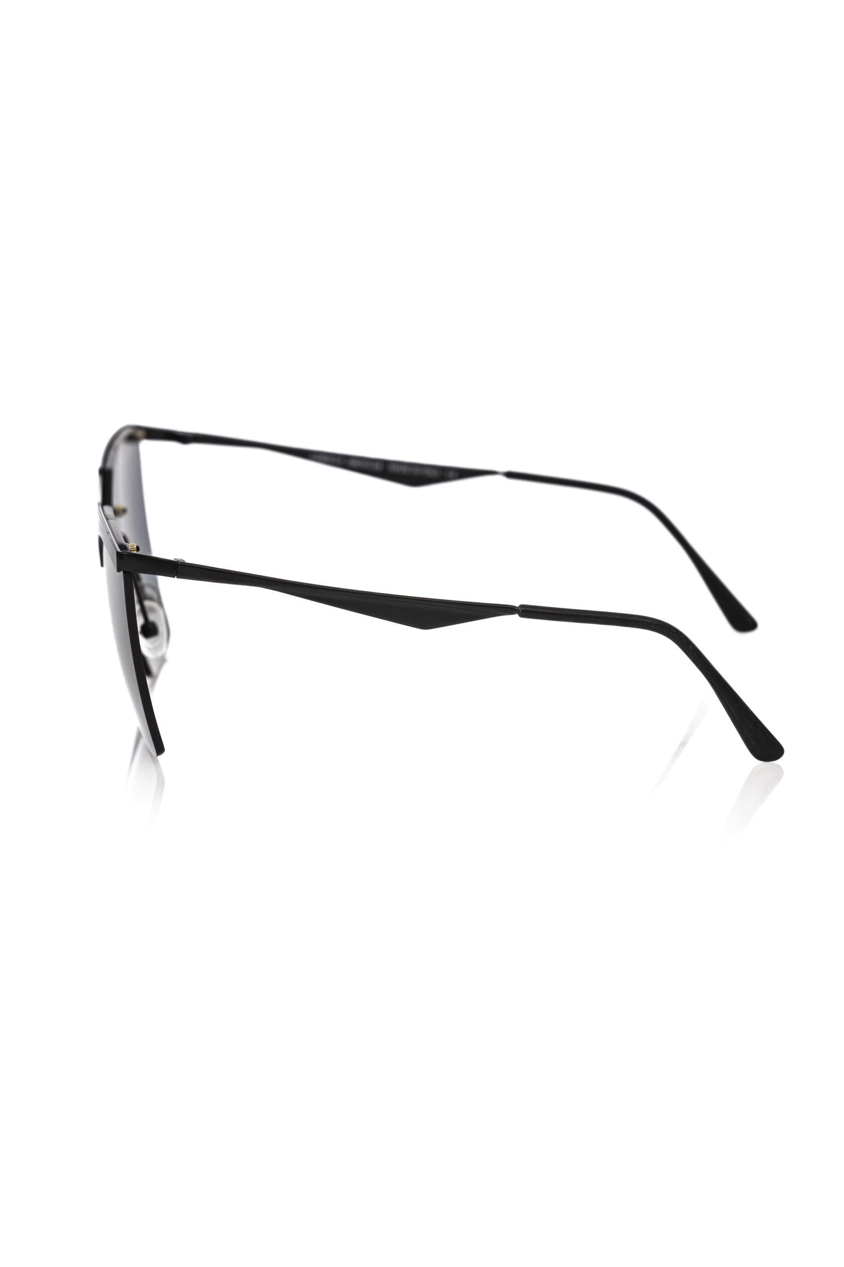 Frankie Morello Zwart Metallic Dames Zonnebril