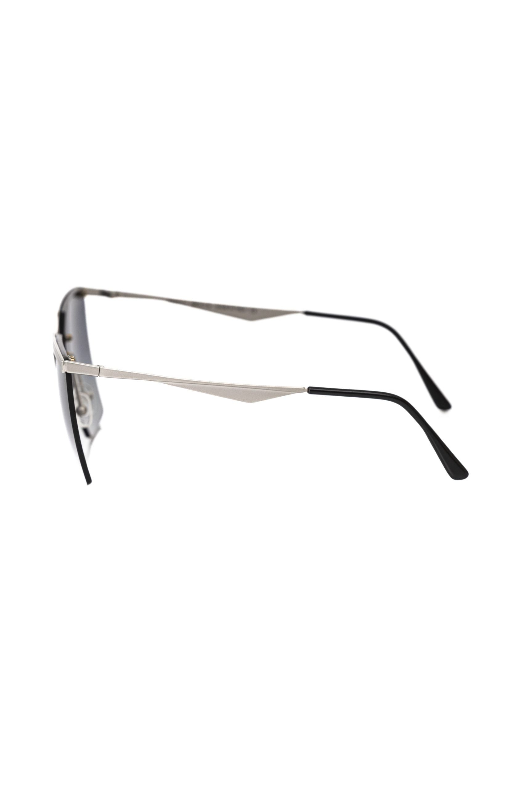 Frankie Morello Zilver Metallic Dames Zonnebril