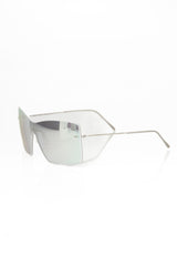 Frankie Morello Zilver Metallic Vezel Dames Zonnebril