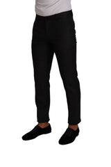 Dolce & Gabbana Anzughose aus grauer, karierter Wolle