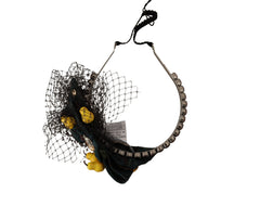 Dolce & Gabbana Lila Kristall Diadem Haarband Zitronen Sizilien Tiara