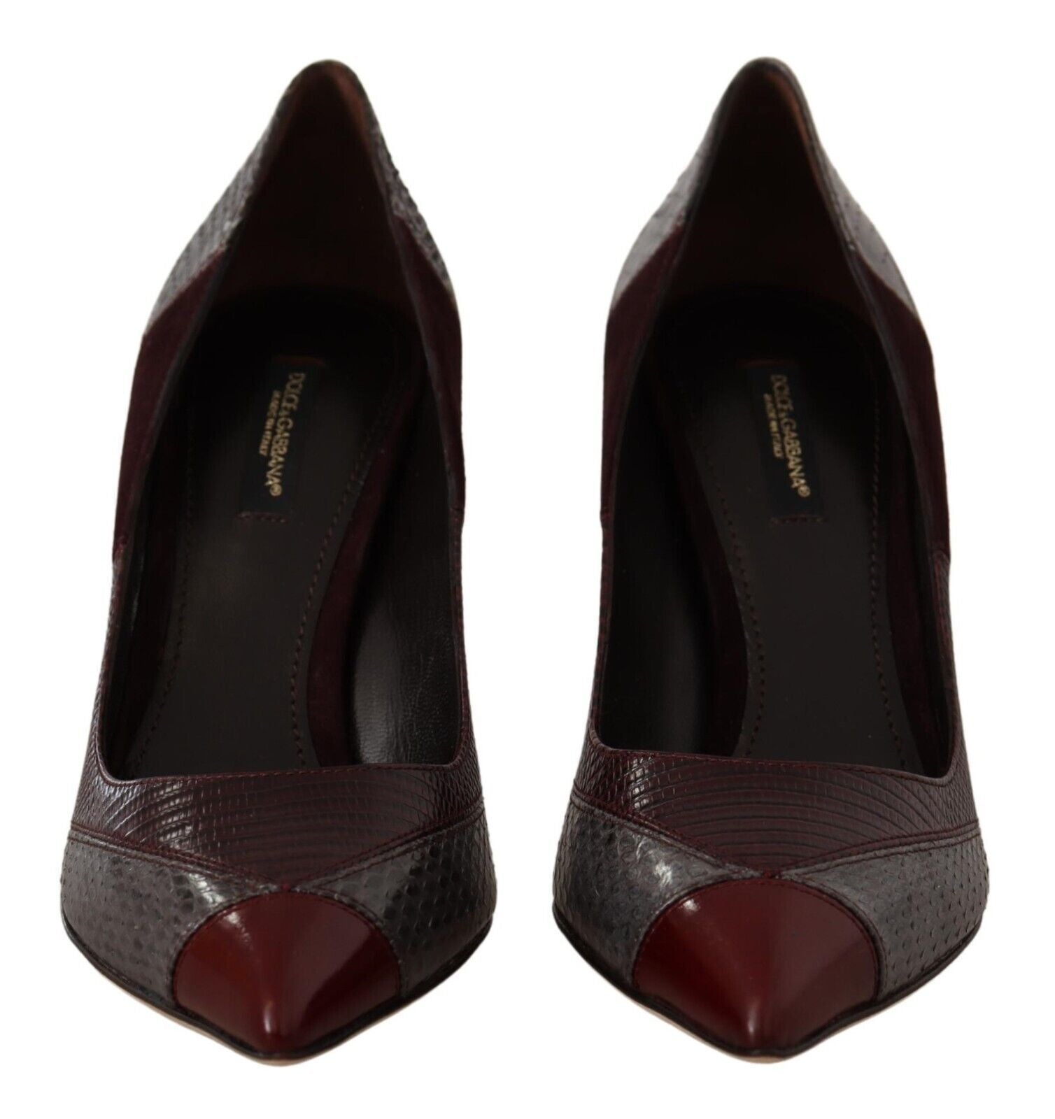 Dolce & Gabbana Meerkleurige Exotische Leren Hakken Pumps Schoenen