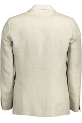 Gant beige linnen blazerjack