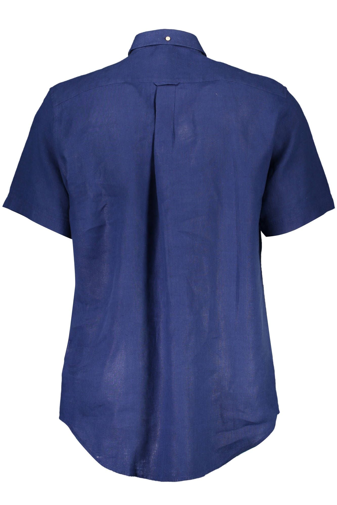 Gant Blauw Linnen Overhemd