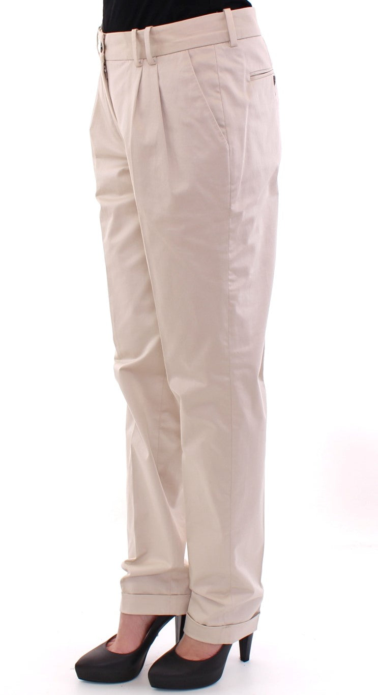 Dolce & Gabbana Beige Katoenen Chino Broek