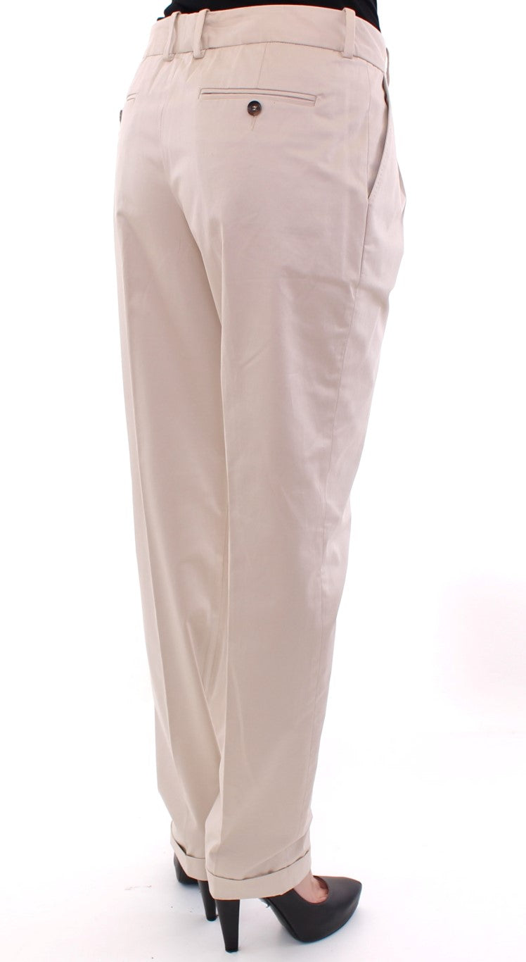 Dolce & Gabbana Beige Katoenen Chino Broek