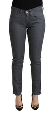 Levi's Grijze Katoenen Lage Taille Skinny Denim Jeans