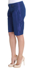 Ermanno Scervino Blauwe Bermuda Shorts tot Boven de Knie