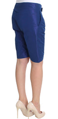 Ermanno Scervino Blauwe Bermuda Shorts tot Boven de Knie