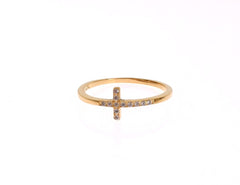 Nialaya Gouden 925 Zilveren Ring