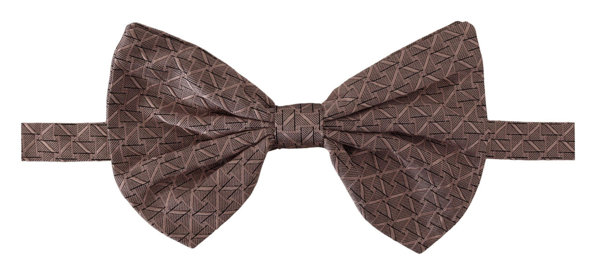 Dolce & Gabbana Grauer Fliege mit Fantasy-Print und verstellbarem Halsband