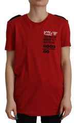 Dolce & Gabbana Rotes Amor Vincit Omnia Rundhals-T-Shirt