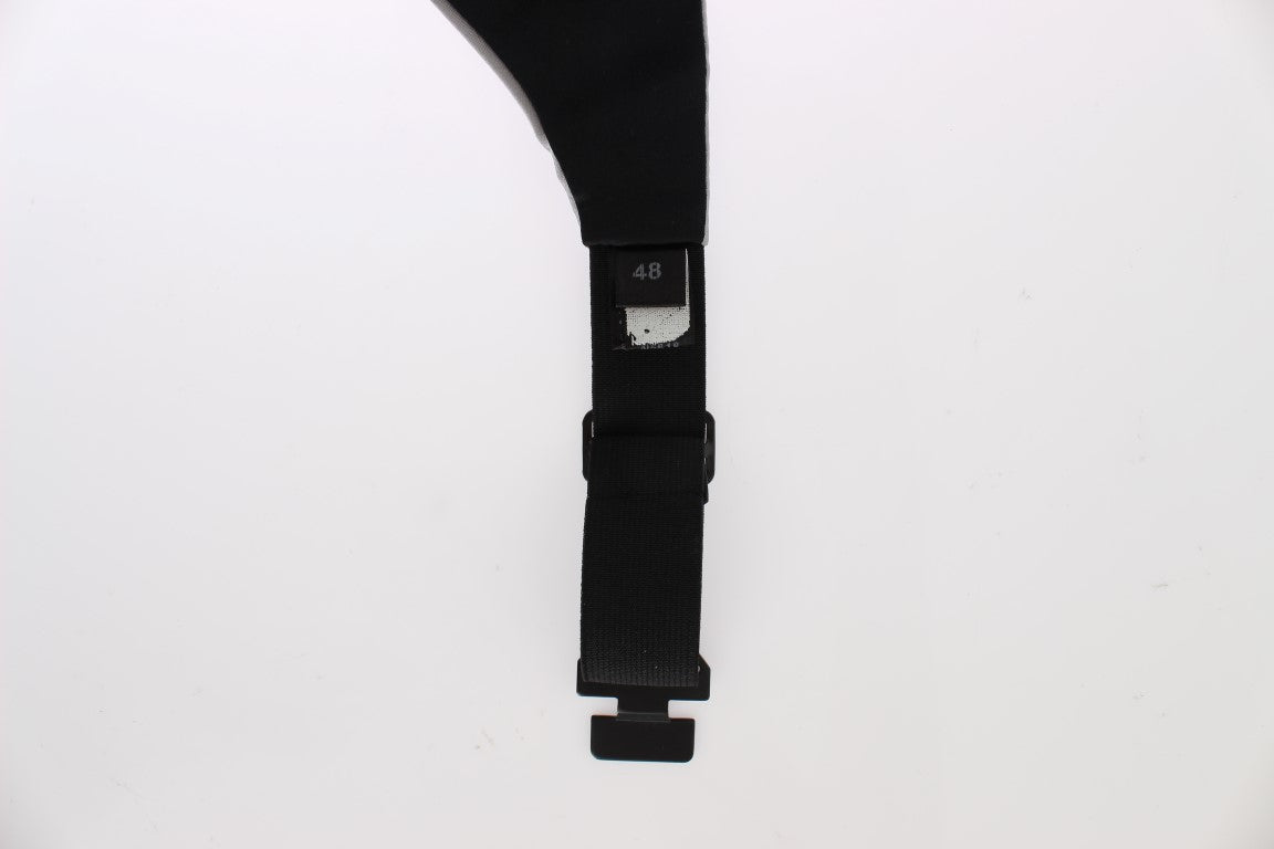 Dolce & Gabbana Grijze Tailleband Zijden Cummerbund