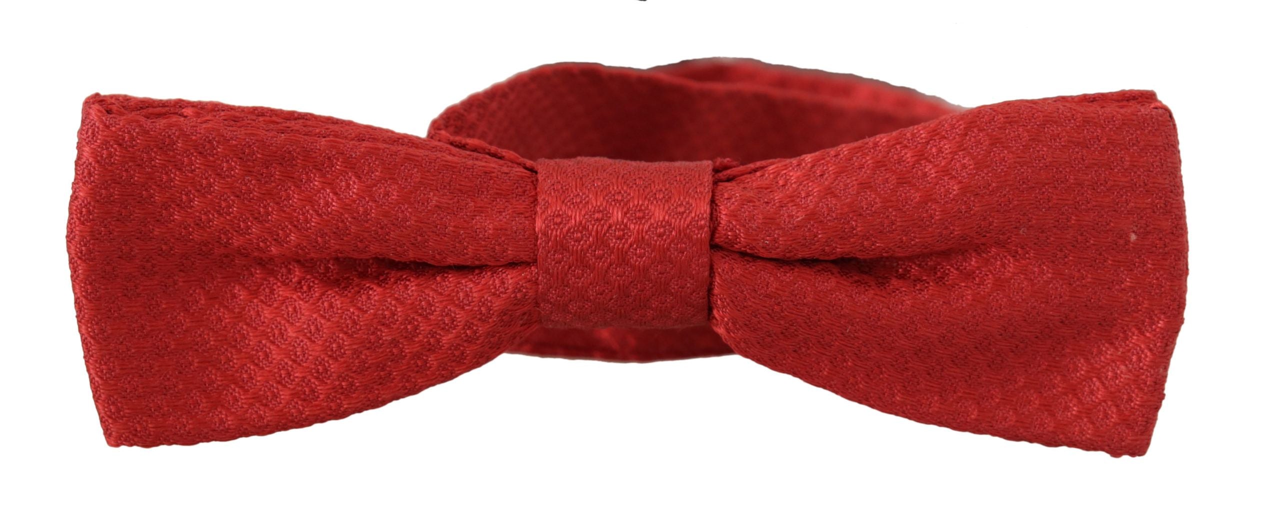 Dolce & Gabbana Rote verstellbare Papillon-Krawatte aus 100 % Seide