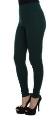 Dolce & Gabbana Groene Kasjmier Stretch Broek