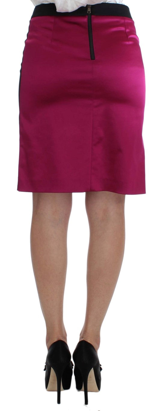 Exte Black Pink Tweedelig Pak Rok & Blazer