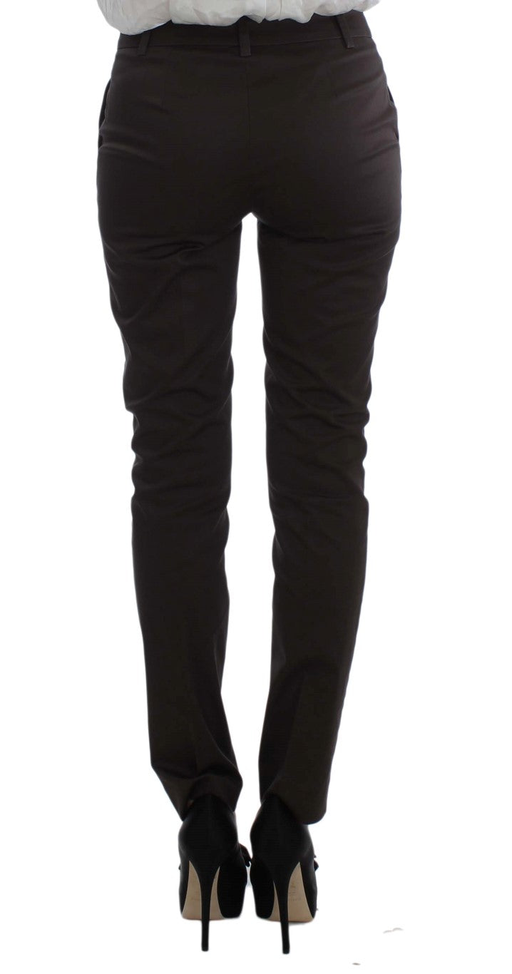 Exte Brown Stretch Twee Knopen Pak